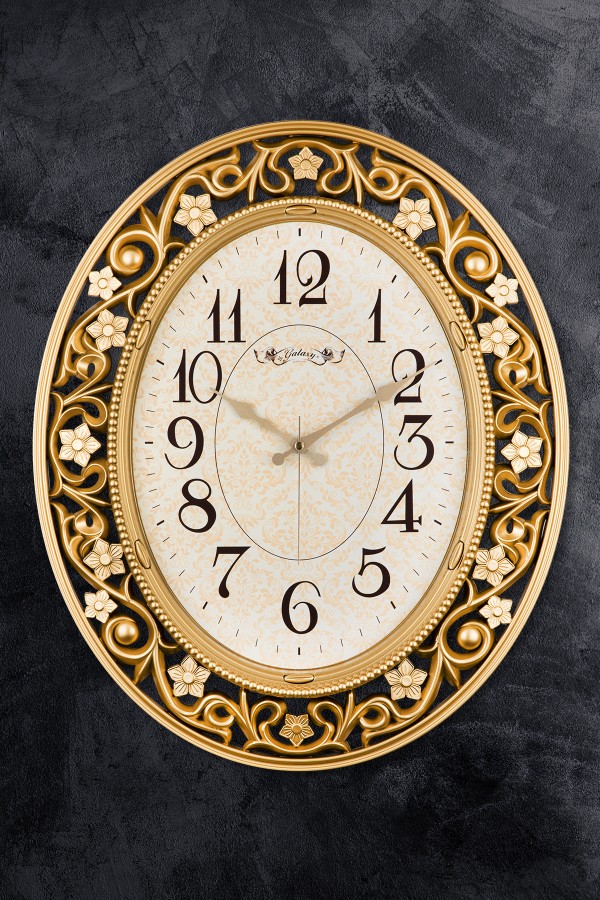 50x60 DEKORATİF SALON DUVAR SAATİ